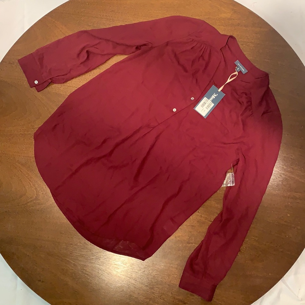 Burgundy Shirt